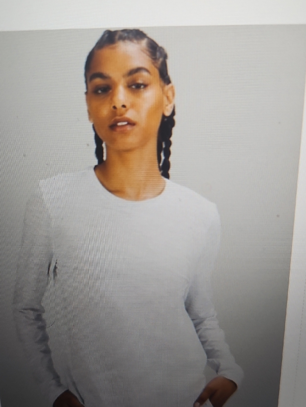 lululemon athletica White Long-Sleeve Crewneck Top